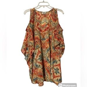 Like new Show Me Your MuMu cold shoulder blouse—XS